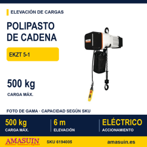 Polipasto EKZT 5-1 Eléctrico de Cadena.
