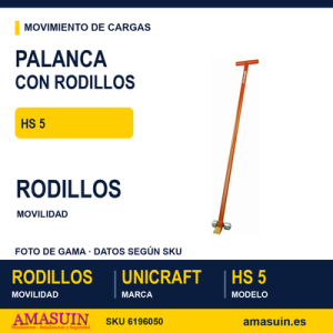 Palanca HS 5 con Rodillos.