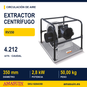 Ventilador Extractor Centrífugo RV350.