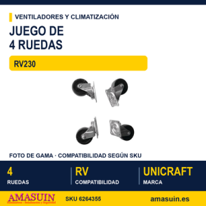 Juego 4 Ruedas RV230.