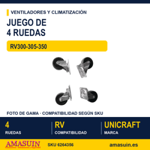Juego 4 Ruedas RV300-305-350.