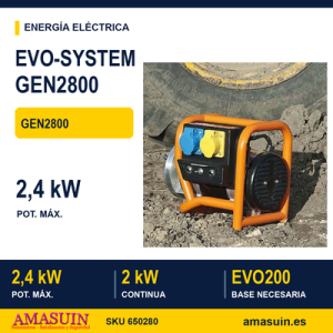 Generador GEN2800 Evo-System.