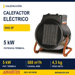 Calefactor Eléctrico EHG 5P.