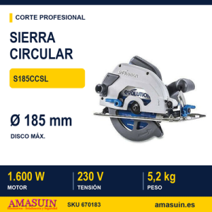 Sierra Circular Evolution S185CCSL.