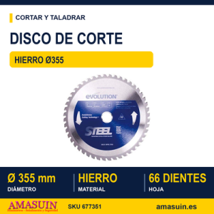 Disco Corte Hierro Ø355.