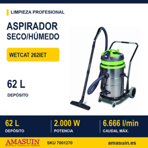 Aspirador wetCAT 262IET para Líquidos y Sólidos