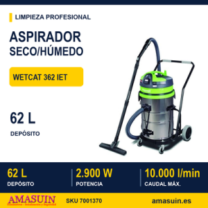 Aspirador wetCAT 362 IET para Líquidos y Sólidos