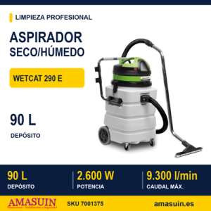 Aspirador wetCAT 290 E para Líquidos y Sólidos
