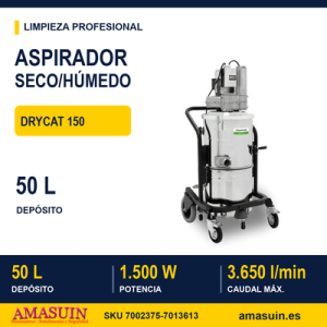Aspirador dryCAT 150 para Líquidos y Sólidos.