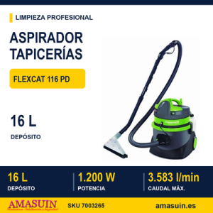 Aspirador flexCAT 116 PD Especial Tapicerías.