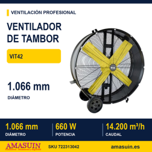 Ventilador Industrial de Tambor VIT42
