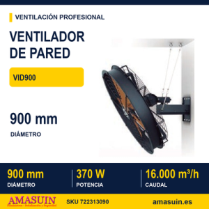 Ventilador Industrial de Pared VID900