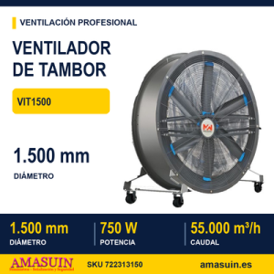 Ventilador Industrial de Tambor VIT1500