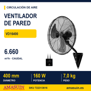 Ventilador de Pared VD16400.