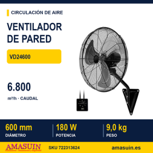 Ventilador de Pared VD24600.