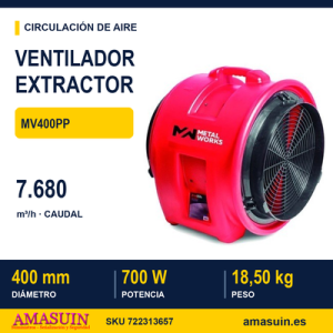 Ventilador Extractor MV400PP.