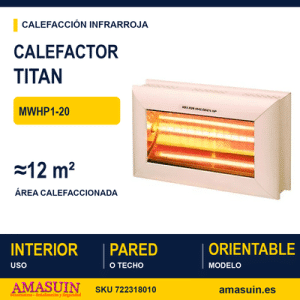 Calefactor Infrarrojos Titan MWHP1-20.