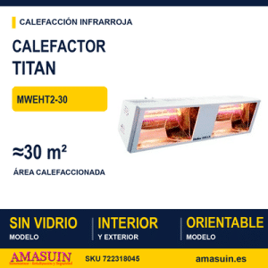 Calefactor Infrarrojos Titan MWEHT2-30.