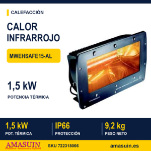 Calefactor Infrarrojos ATEX MWEHSAFE15-AL