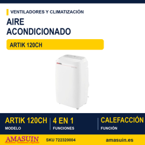 Aire Acondicionado Artik 120CH Portátil.