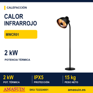 Calefactor Infrarrojos Metalworks MWCR01.