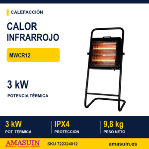Calefactor Infrarrojos Metalworks MWCR12.