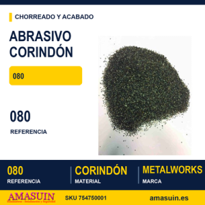 Abrasivo Corindón Marrón 080