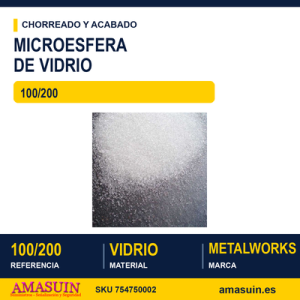 Abrasivo Microesfera de Vidrio 100/200
