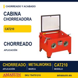 Cabina Chorreadora de Arena CAT210