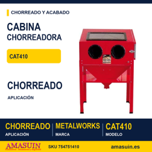 Cabina Chorreadora de Arena CAT410