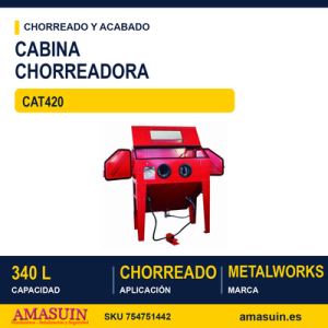 Cabina Chorreadora de Arena CAT420