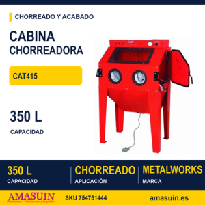 Cabina Chorreadora de Arena CAT415