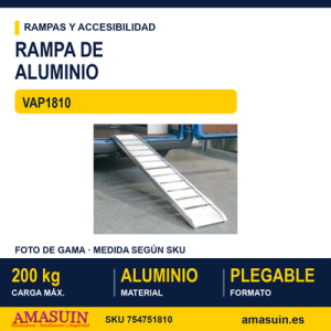 Rampa de Aluminio VAP1810.