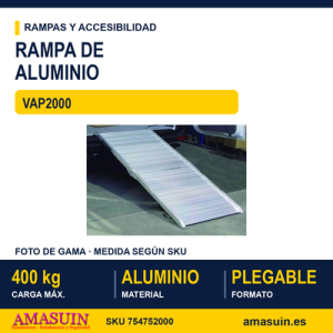 Rampa de Aluminio VAP2000.