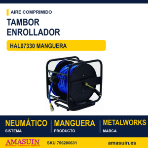 Tambor Enrollador HAL07330 Manguera Neumática.
