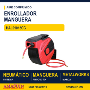 Enrollador HAL01015CG Manguera Neumática.