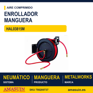 Enrollador HAL03815M Manguera Neumática.