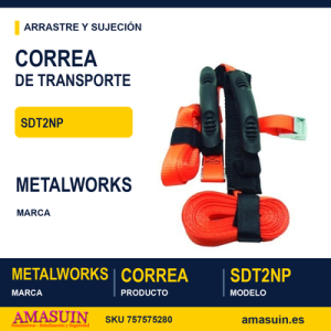 Correa de Transporte SDT2NP con 2 Mangos.