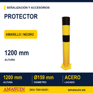 Protector 159x1200mm Amarillo Negro