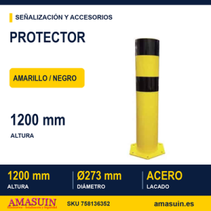 Protector 273x1200mm Amarillo Negro