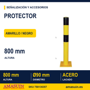 Protector 90x800mm Amarillo Negro