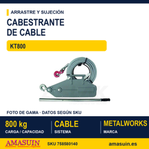 Cabestrante 800 Kilos KT800.