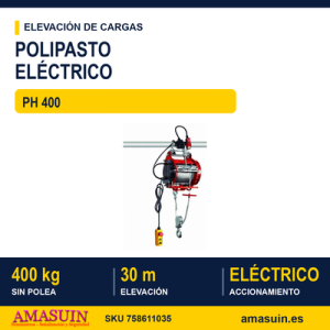 Polipasto Eléctrico PH 400.