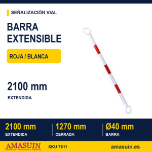 Barra Extensible R/B para Conos.