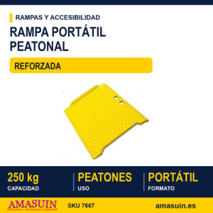 Rampa Portátil Reforzada Peatones.