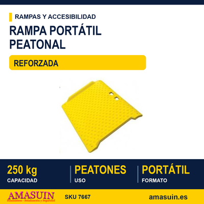 Rampa Portátil Reforzada Peatones. 1 Rampa Portátil Reforzada Peatones.