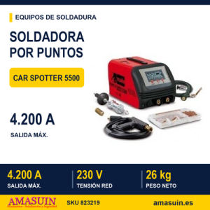 Soldadora Digital Car Spotter 5500 (230 V) por Puntos.