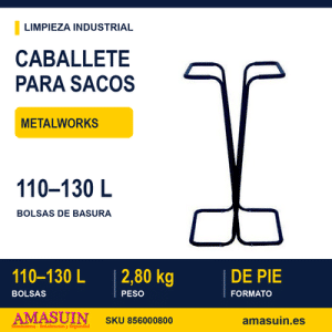 Caballete Sacos Basura Industrial.