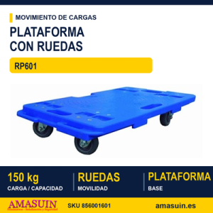 Plataforma Base RP601 con Ruedas.