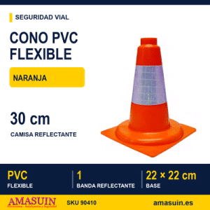 Cono PVC Flexible 30 cm